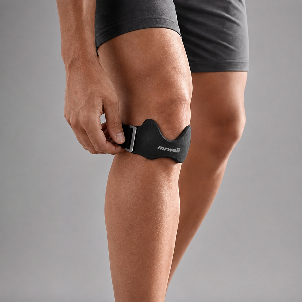 1. Place it below the kneecap